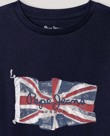T-shirt 'Union Jack' Pepe Jeans en bleu
