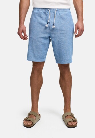 INDICODE JEANS Regular Chino 'Lino' in Blauw: voorkant