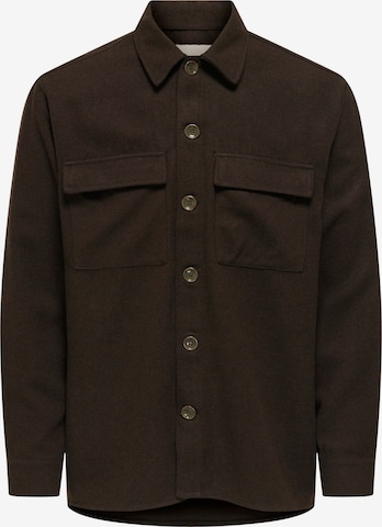 Only & Sons Jacke 'ONSPaul' in Braun: Vorderseite