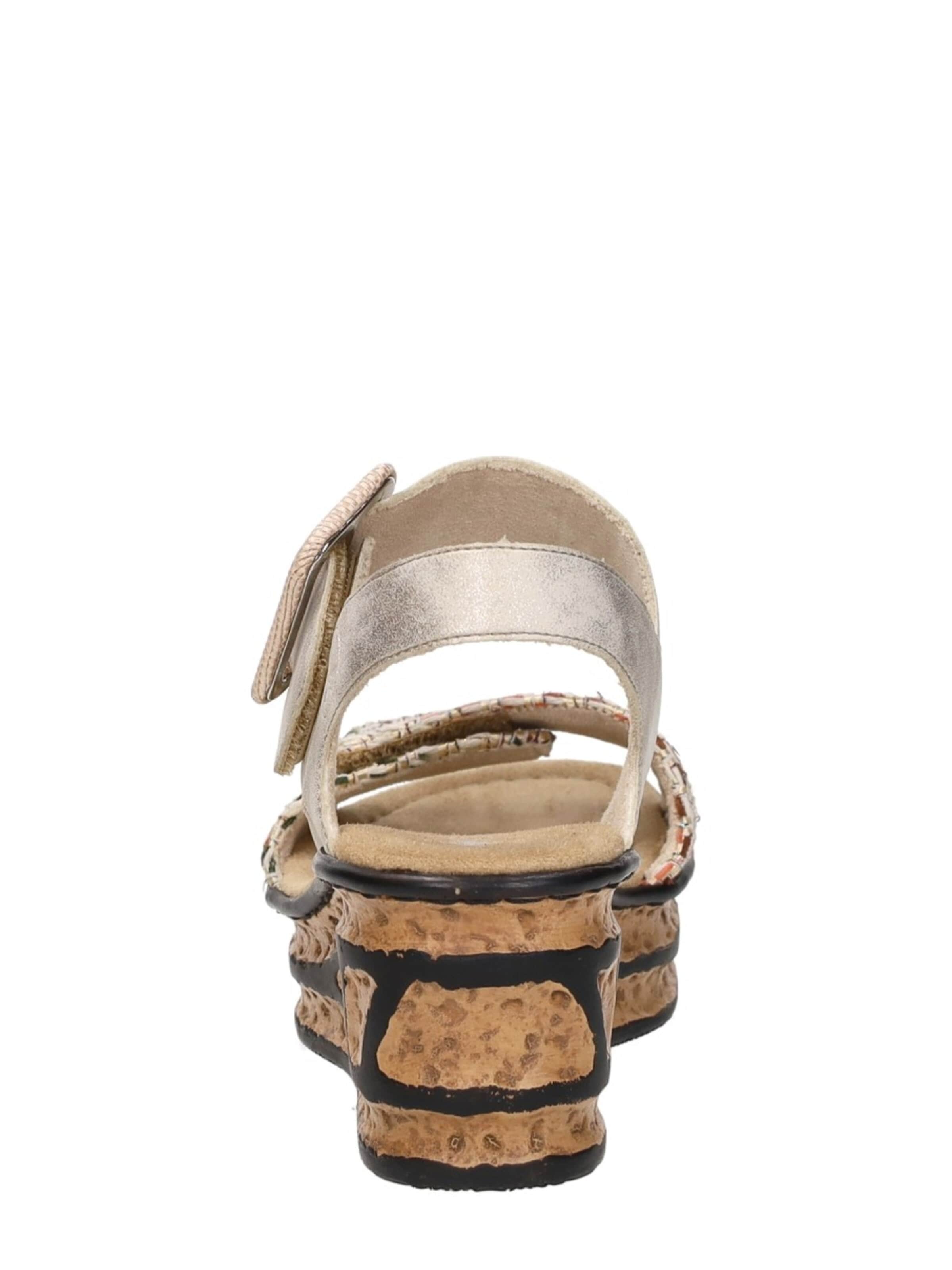 Rieker Sandaal 'Sandalen Plat' in Beige