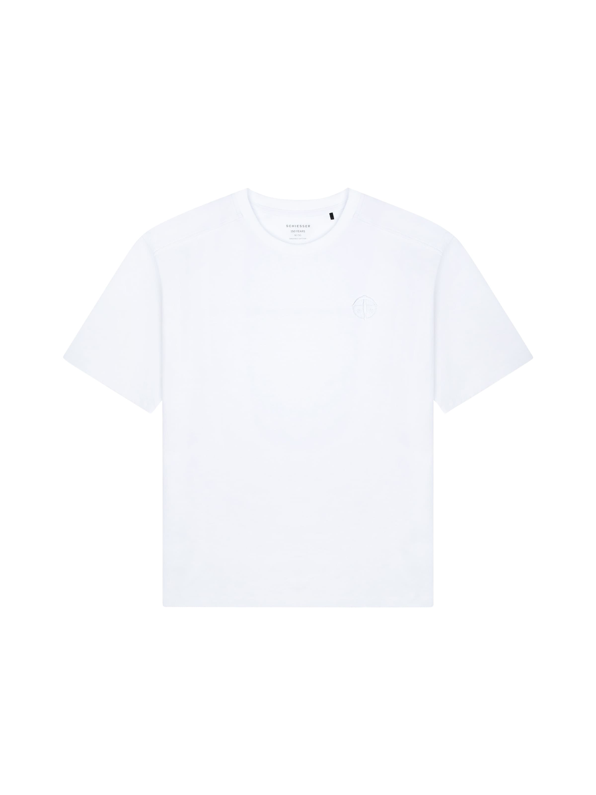 SCHIESSER Shirt ' SCHIESSER 150 YEARS ' in de kleur Wit, Productweergave