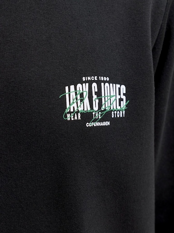JACK & JONESSweater majica 'JJAERO' - crna boja