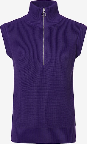 Franco Callegari Knitted Vest in Purple: front