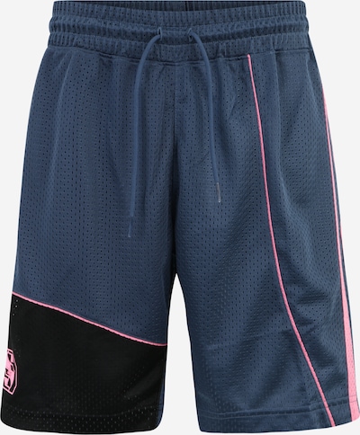 ADIDAS PERFORMANCE Pantalon de sport 'Worldwide Hoops Creator 365' en bleu-gris / rose / noir, Vue avec produit