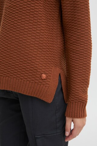 Oxmo Sweater 'Milla' in Brown
