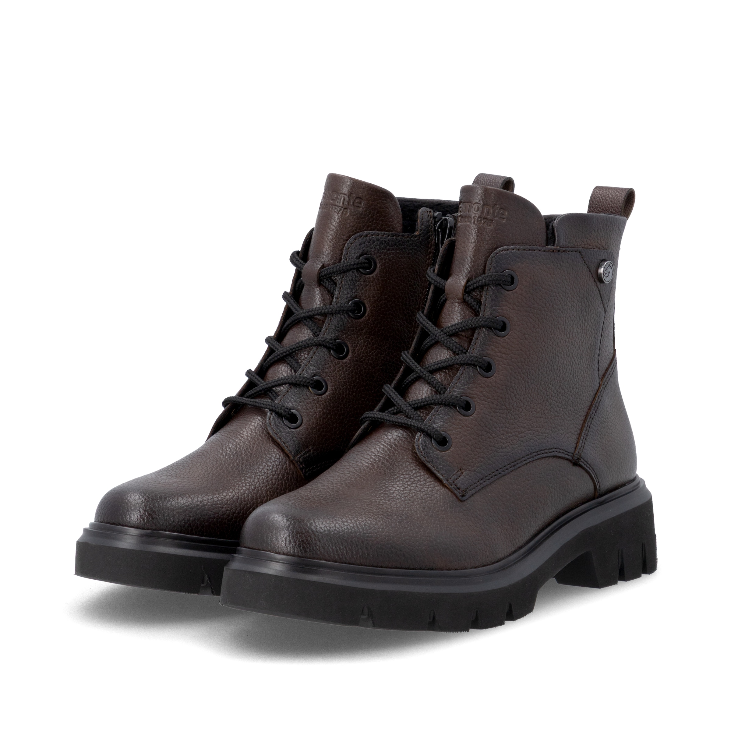 Bottes à lacets REMONTE en marron