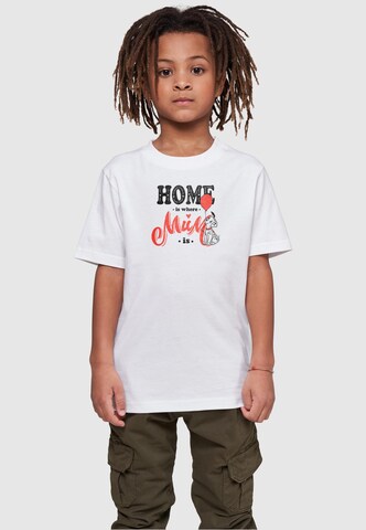 ABSOLUTE CULT Shirt 'Mother's Day - 101 Dalmatians Home Is Where Mum' in Wit: voorkant