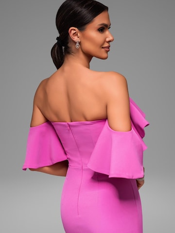 Ombre Evening dress in Pink