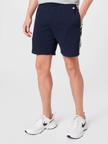 Champion Authentic Athletic Apparel - Calças em azul: frente