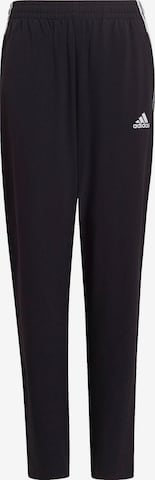 ADIDAS SPORTSWEAR Regular Sports trousers in Black: front