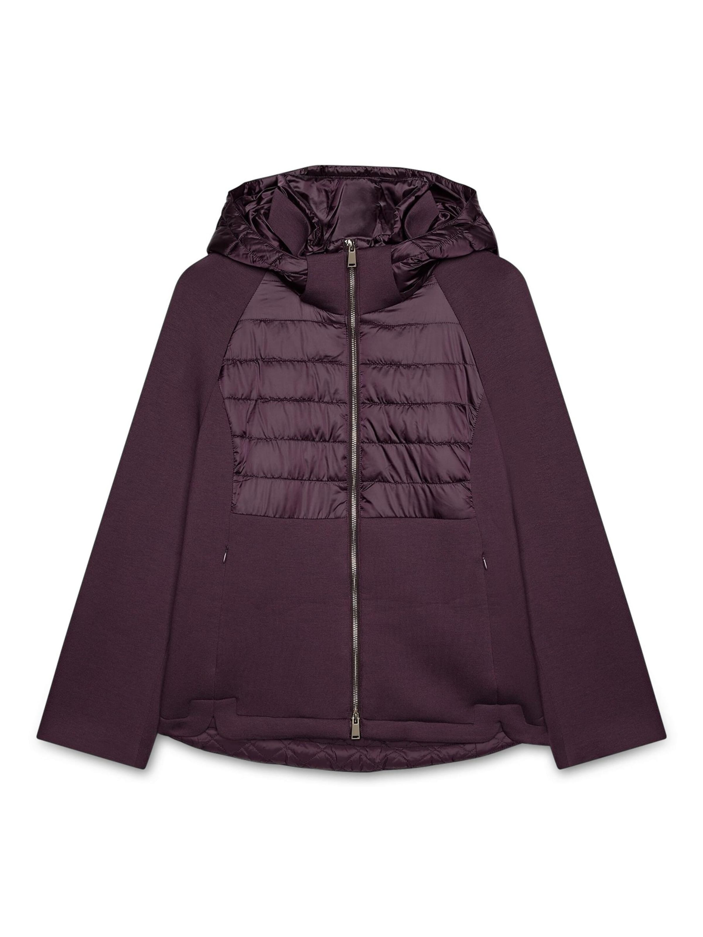 Fiorella Rubino Winterjas in Lila: voorkant