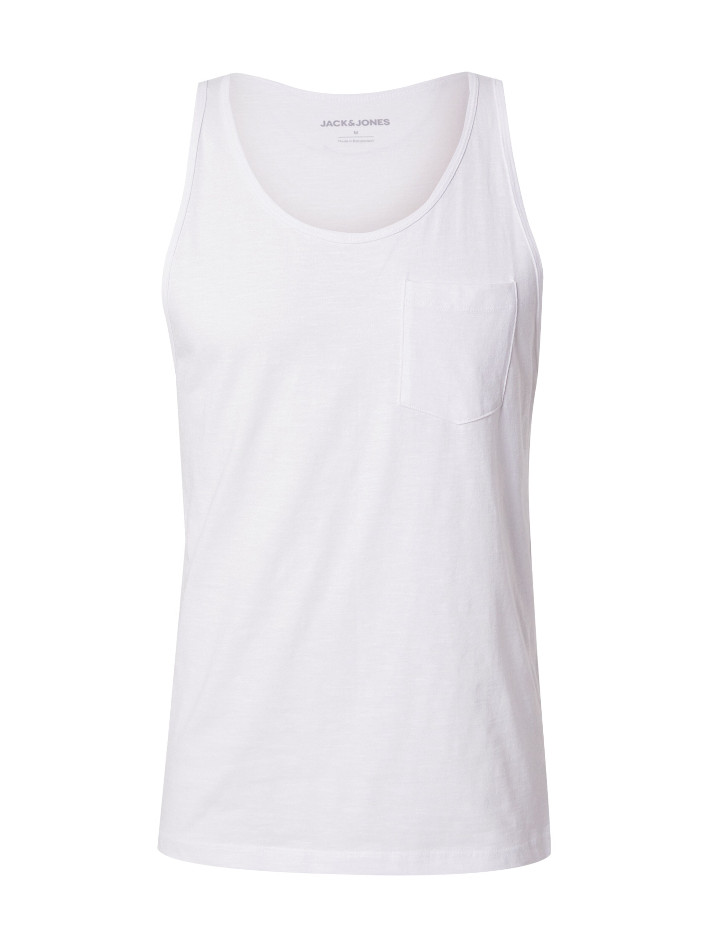 JACK & JONES Tričko 'JJJAKE' – bílá: přední strana