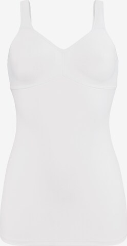 LASCANA T-shirt Undershirt in White: front