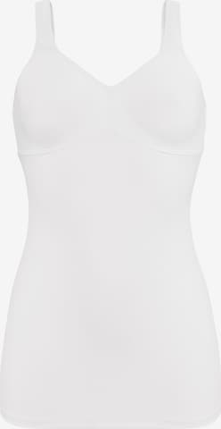 LASCANA T-shirt Undershirt in White: front