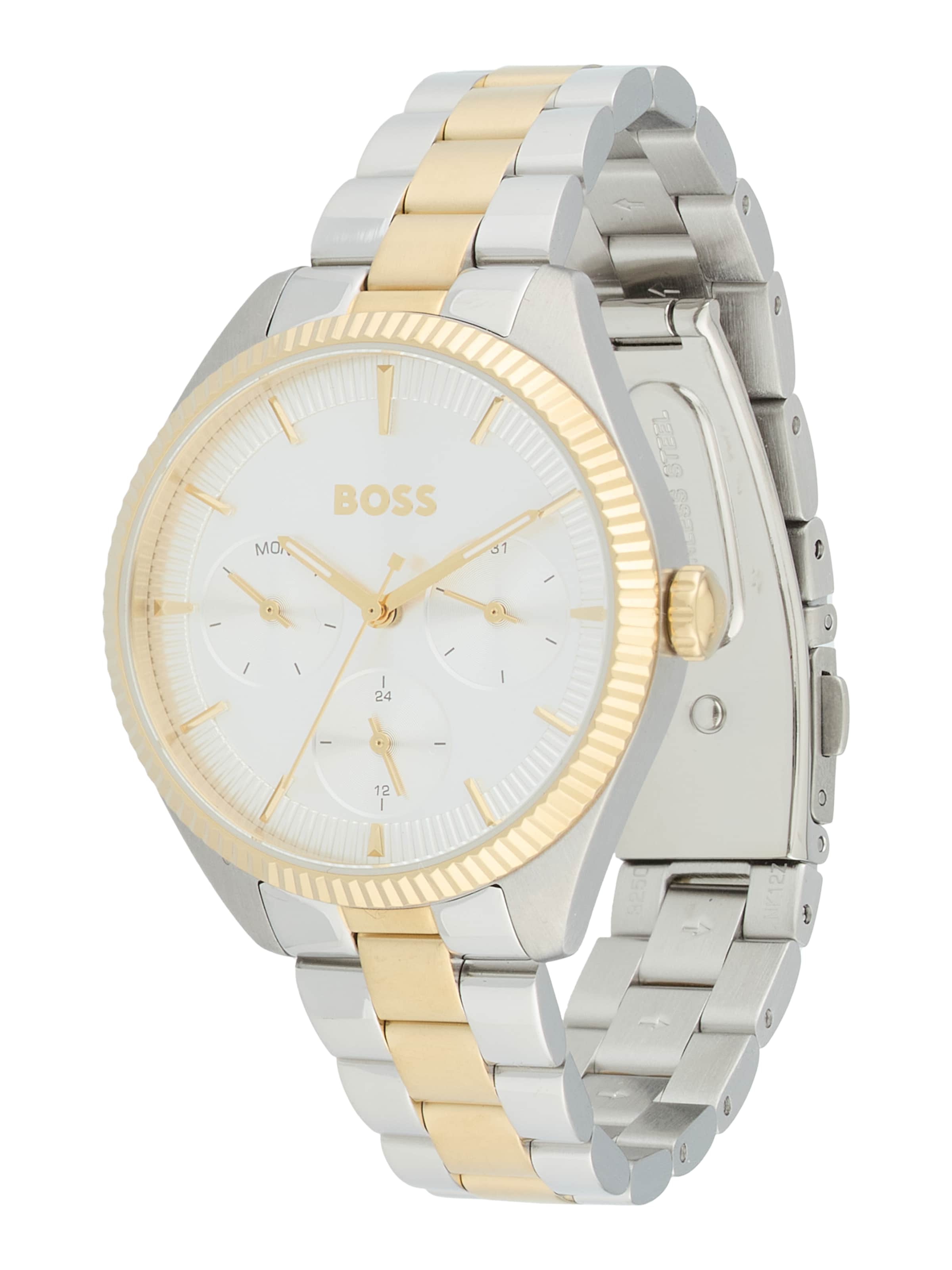 BOSS Analog watch 'SAGE' in Silver: front