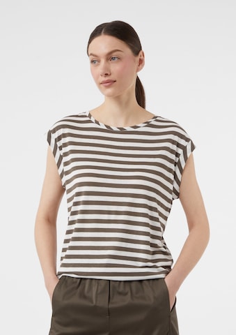 T-shirt COMMA en marron : devant