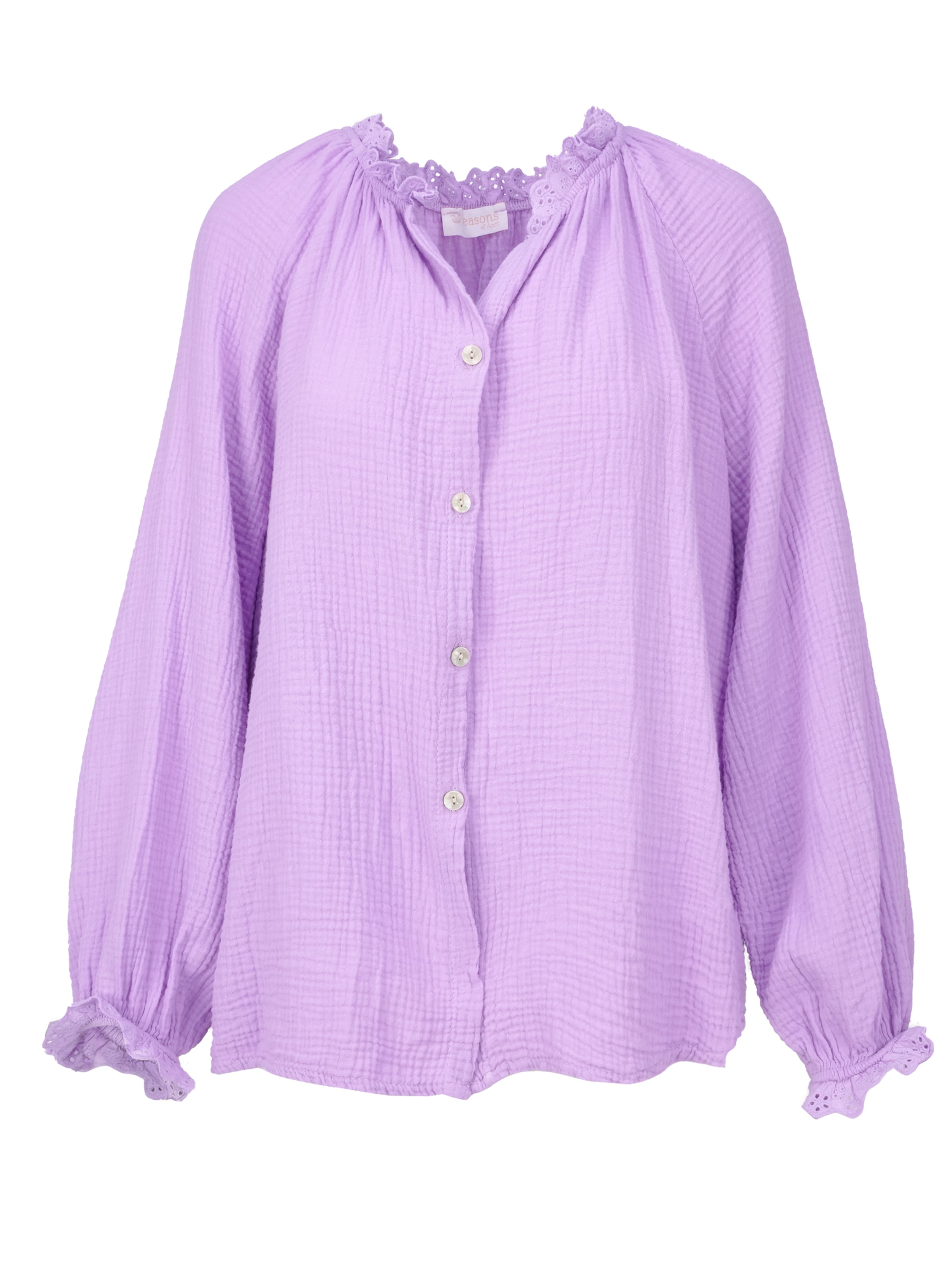 Seasons of April Blouse 'Cloe' in Purple: front
