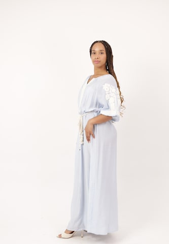 Elara Shirt Dress in Blue