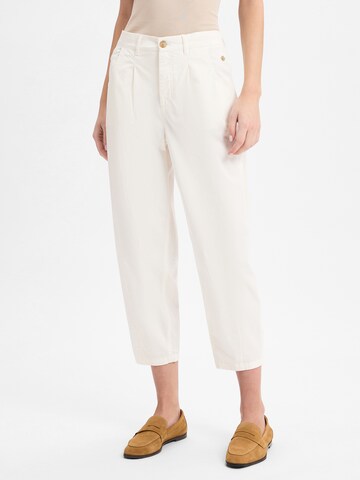 FYNCH-HATTON Slim fit Pleat-Front Pants ' ' in White: front