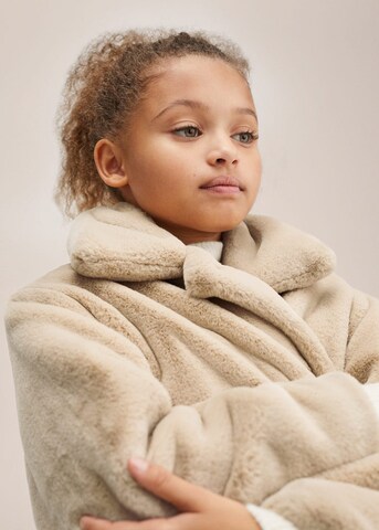 MANGO KIDS Coat in Brown