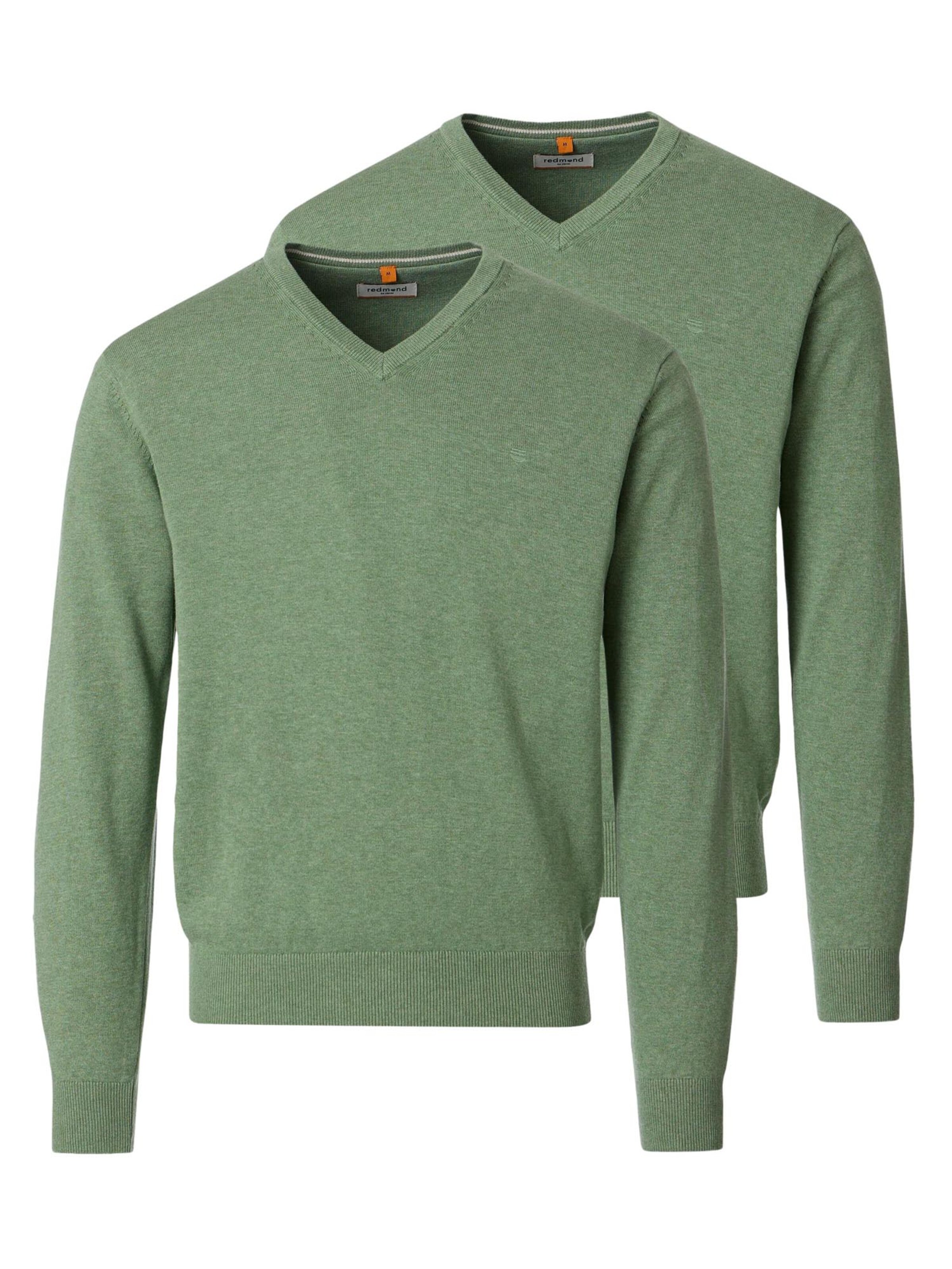 redmond Sweater 'Basic' in Green: front