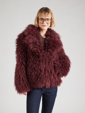 Veste mi-saison Smith&Soul en rouge : devant