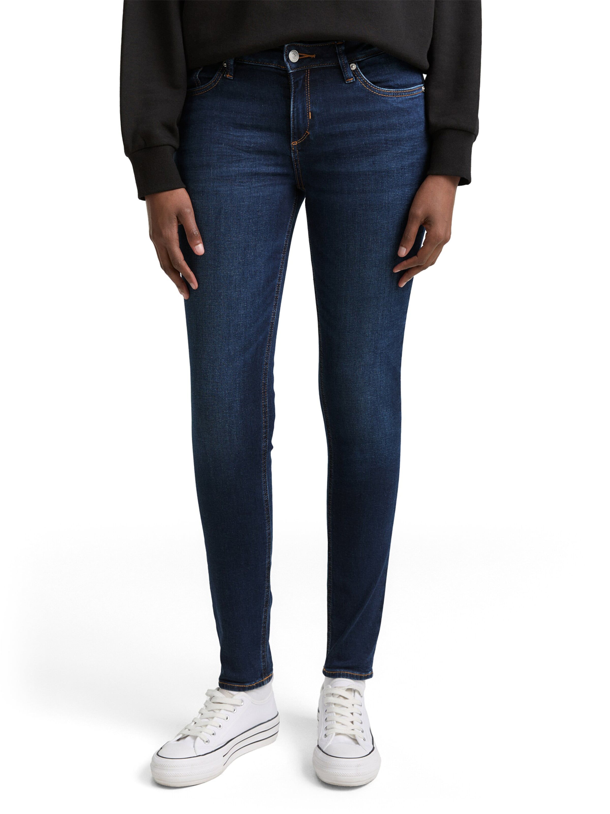 Skinny Jean TOM TAILOR DENIM en bleu : devant