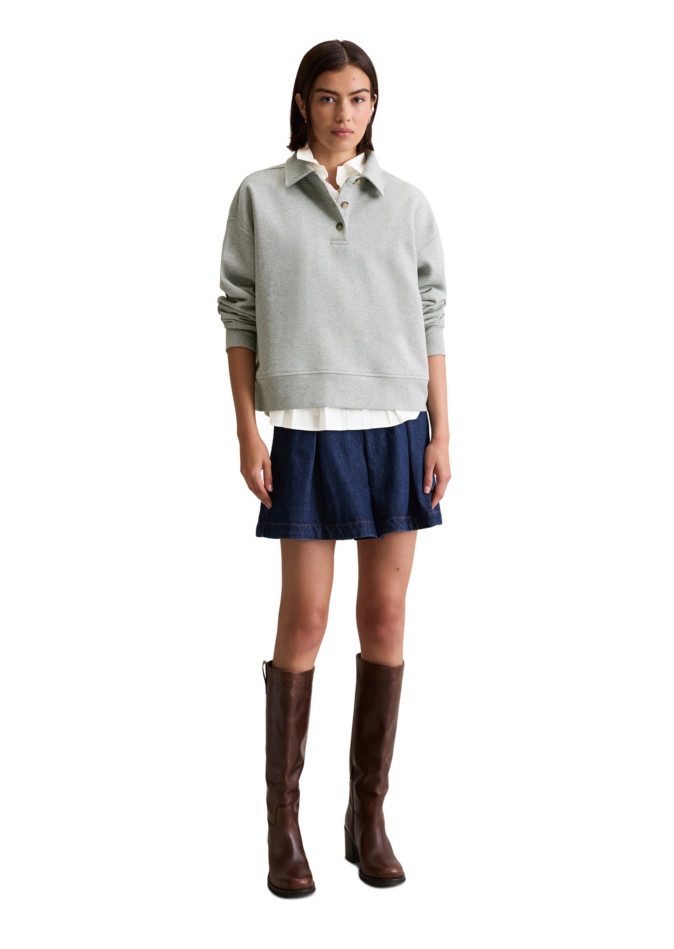 Marc O'Polo DENIM Sweatshirt in Grijs