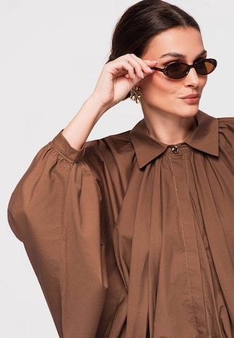 Ombre Blouse in Brown