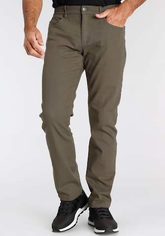 Man's World Regular Pants in Green: front
