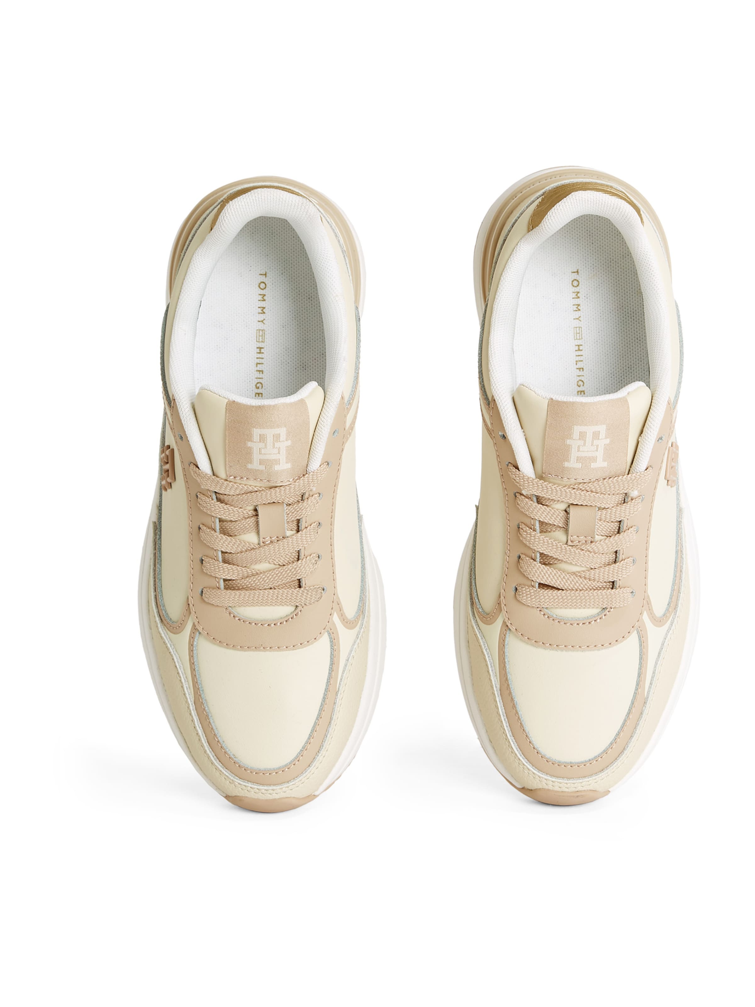 TOMMY HILFIGER Σνίκερ χαμηλό σε μπεζ