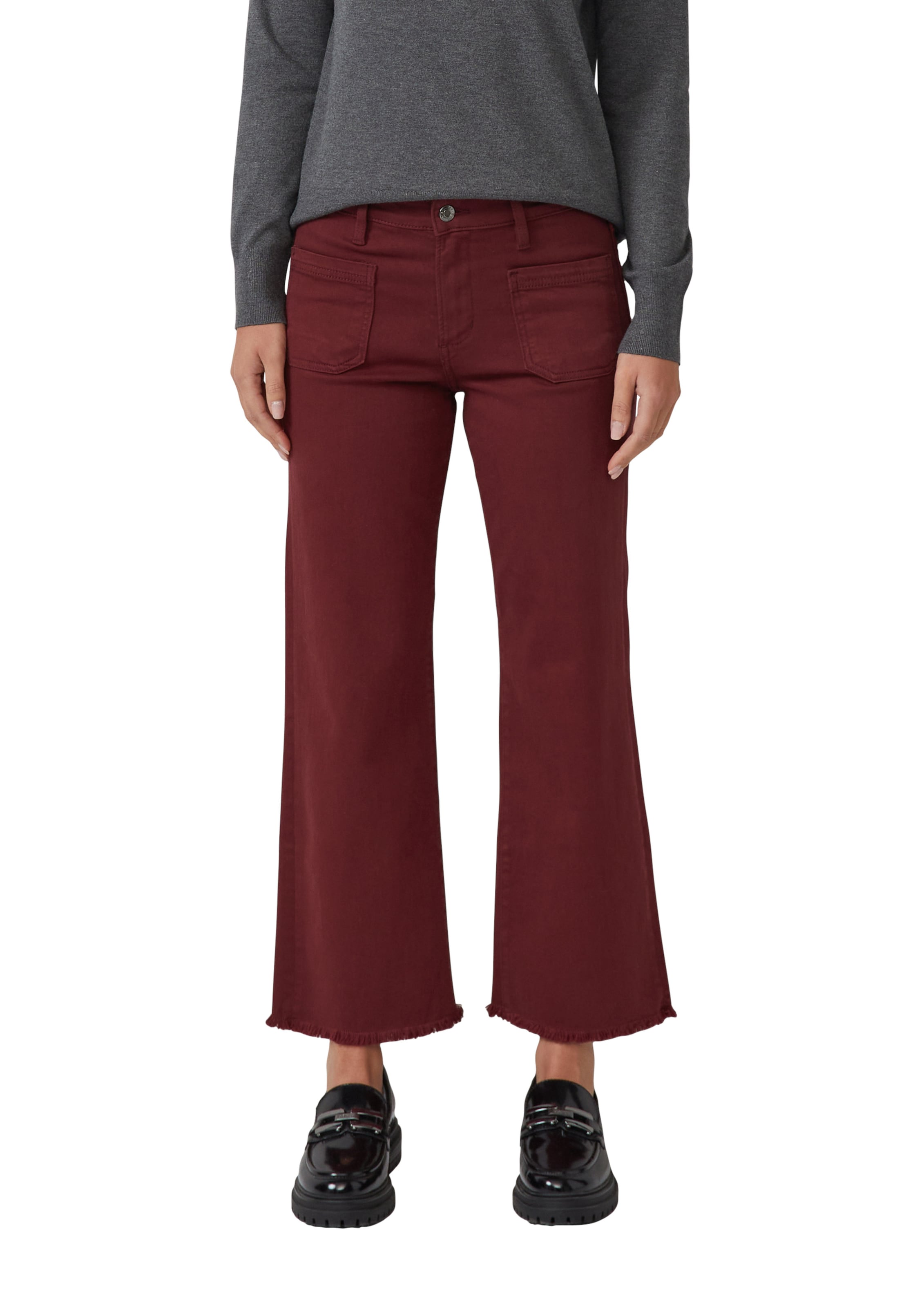 s.Oliver Regular Jeans in Rood: voorkant
