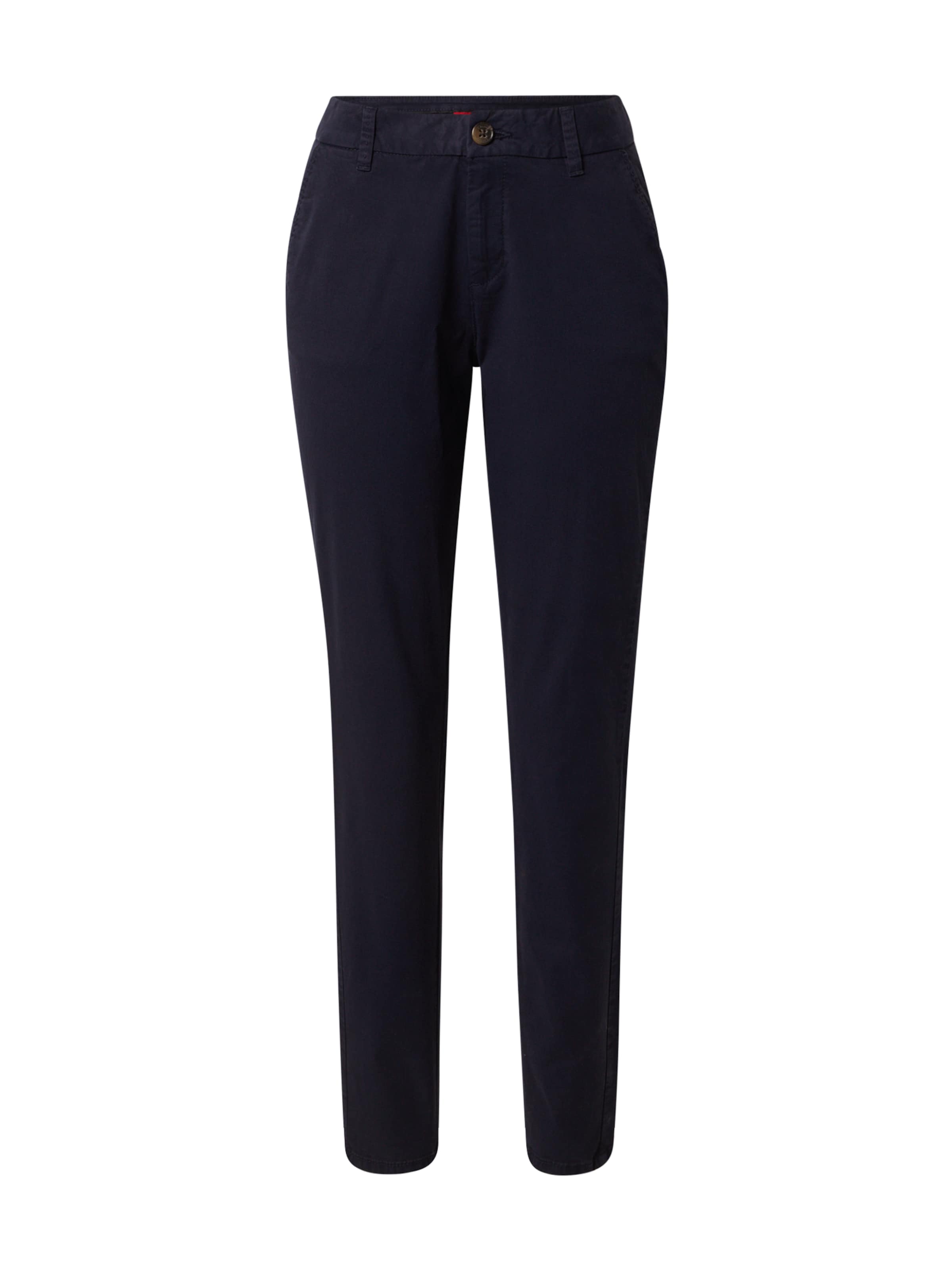 s.Oliver Slimfit Chino in Blauw: voorkant