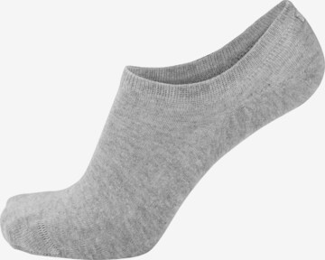 Circle Five Ankle Socks in Grey: front