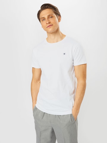 Hackett London - Camiseta en blanco: frente