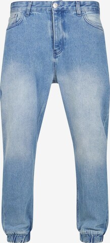 2Y Premium Tapered Jeans in Blauw: voorkant