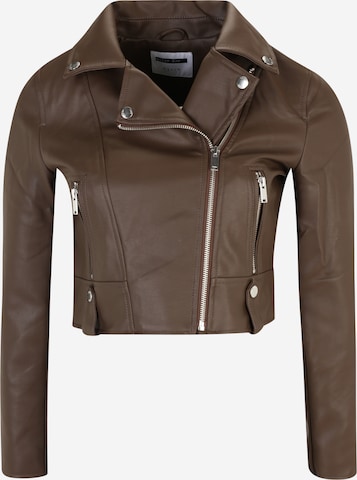 Noisy May Petite Between-Season Jacket 'PAULINA' in Brown: front