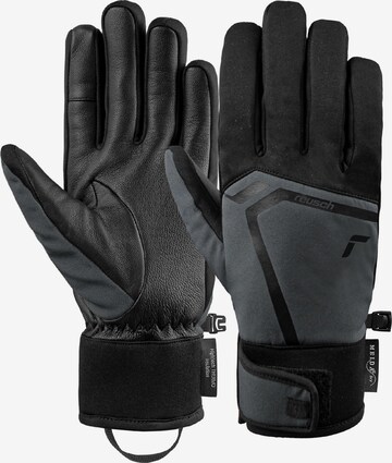 REUSCH Sporthandschuhe 'Ryan Meida® Dry TOUCH-TEC™' in Grau: predná strana