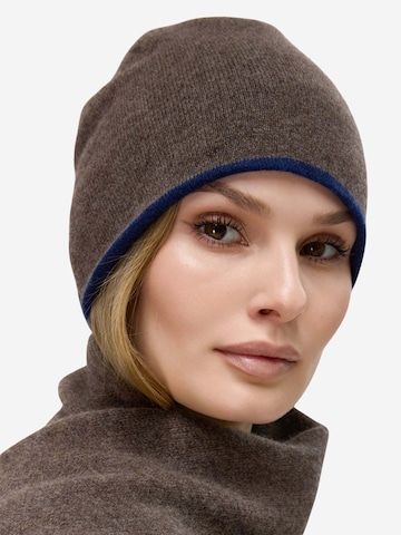 BELLEMERE NEW YORK Beanie 'Wendbarer Kaschmirhut mit Doppelseite' in Blue