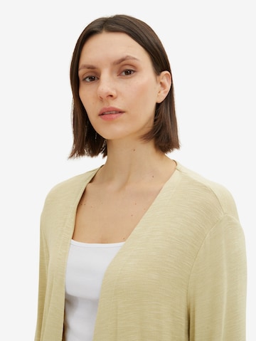 TOM TAILOR Knit Cardigan in Green