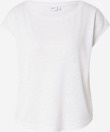 Maglietta 'MEDDI' di NÜMPH in bianco: frontale