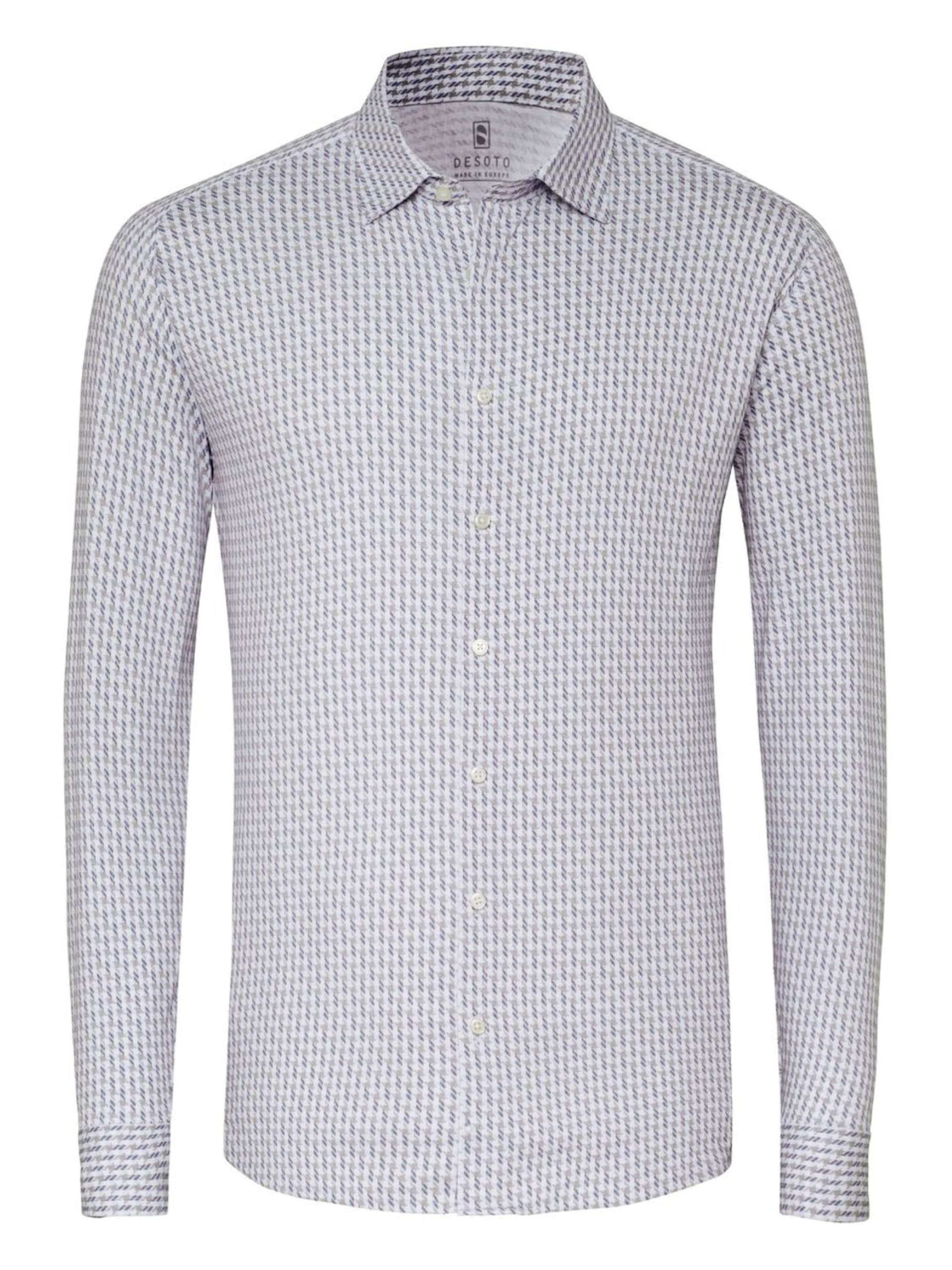 Chemise DESOTO en beige : devant