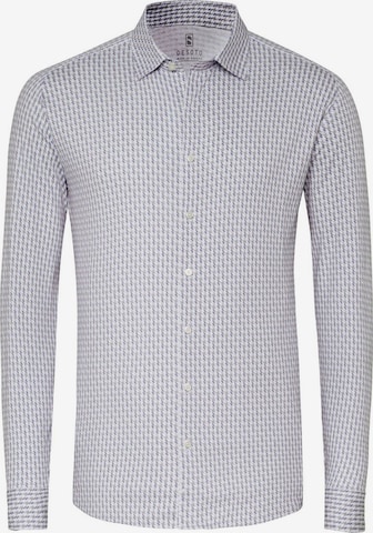 Chemise DESOTO en beige : devant