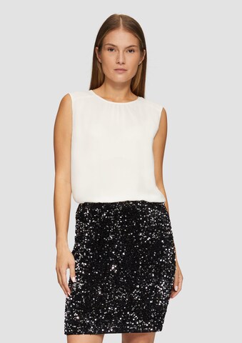 s.Oliver BLACK LABEL Rok in Zwart: voorkant