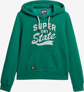 Superdry Sweatshirt in Groen: voorkant