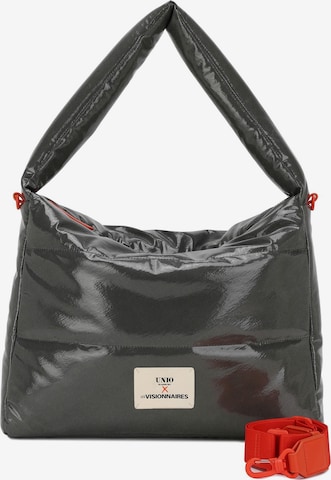Borsa a spalla 'Unio Hobo' di Les Visionnaires in grigio: frontale