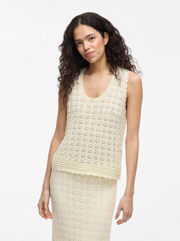 VILA Knitted top 'VIDolise' in Grey: front