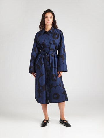 Robe-chemise 'JÄLKI' Marimekko en noir : devant