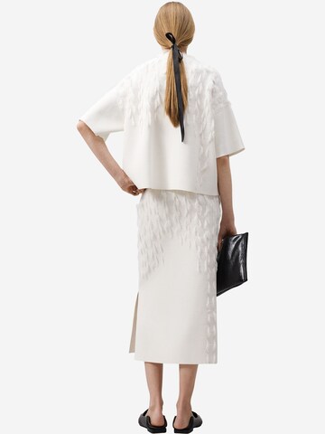 Gonna di Adolfo Dominguez in bianco
