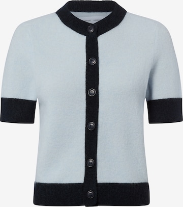 Cardigan ' Sanoura ' Samsøe Samsøe en bleu : devant